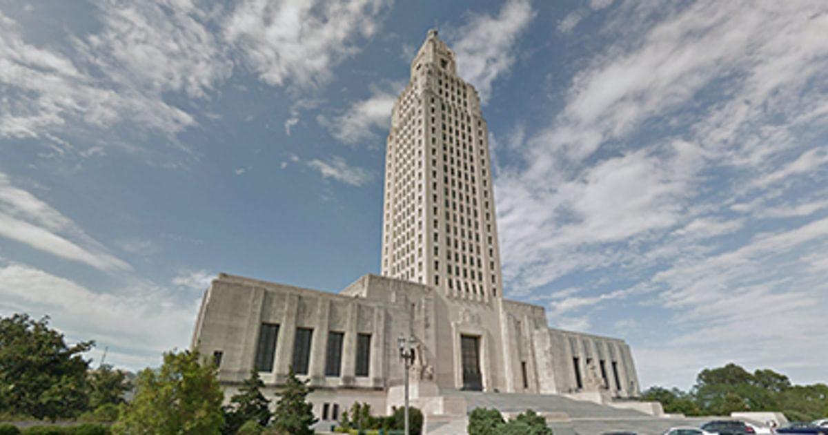 The Louisiana State Capitol building in Baton Rouge